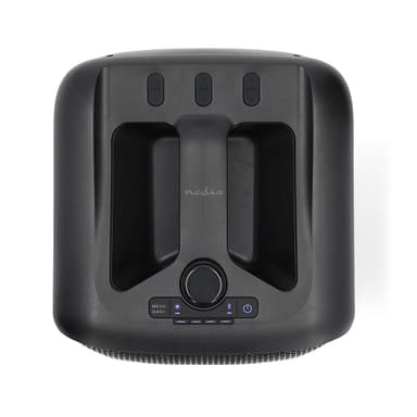 Nedis Bluetooth® Party Speaker | Maksimal batteritid: 5 timer | 150 W | Bære håndtak | Party lys | Linkable | Equalizer | Oransje / Sort