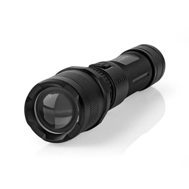 Nedis LED lommelykt | Batteri drevet | 3.7 V DC | 10 W | N/A | batterier følger med | Oppladningsbar | Nominell lysfluks: 1000 lm | Lysrekkevidde: 110 m | Strålevinkel: 9.5 °