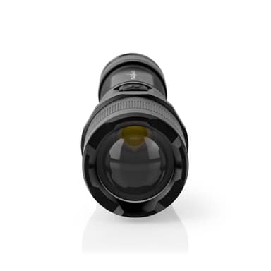Nedis LED lommelykt | Batteri drevet | 3.7 V DC | 10 W | N/A | batterier følger med | Oppladningsbar | Nominell lysfluks: 1000 lm | Lysrekkevidde: 110 m | Strålevinkel: 9.5 °