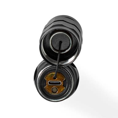 Nedis LED lommelykt | Batteri drevet | 3.7 V DC | 10 W | N/A | batterier følger med | Oppladningsbar | Nominell lysfluks: 1000 lm | Lysrekkevidde: 200 m | Strålevinkel: 10 °