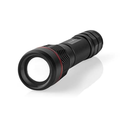 Nedis LED lommelykt | Batteri drevet | 3.7 V DC | 10 W | N/A | batterier følger med | Oppladningsbar | Nominell lysfluks: 1000 lm | Lysrekkevidde: 200 m | Strålevinkel: 10 °
