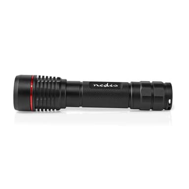 Nedis LED lommelykt | Batteri drevet | 3.7 V DC | 10 W | N/A | batterier følger med | Oppladningsbar | Nominell lysfluks: 1000 lm | Lysrekkevidde: 200 m | Strålevinkel: 10 °