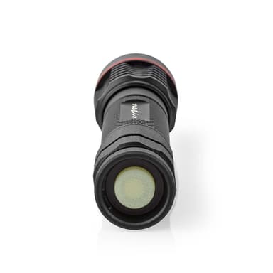 Nedis LED lommelykt | Batteri drevet | 3.7 V DC | 10 W | N/A | batterier følger med | Oppladningsbar | Nominell lysfluks: 1000 lm | Lysrekkevidde: 200 m | Strålevinkel: 10 °