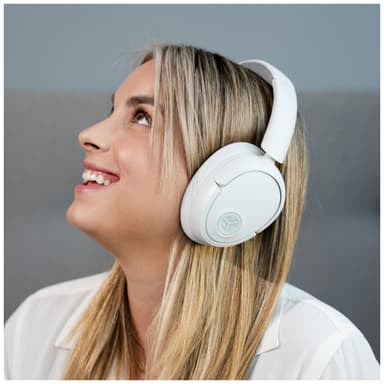 JLab JBuds Lux ANC trådløse around-ear hodetelefoner (skyhvit)