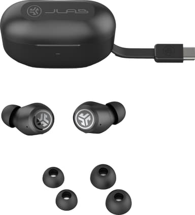 JLab JBuds ANC 3 helt trådløse in-ear hodetelefoner (sort)
