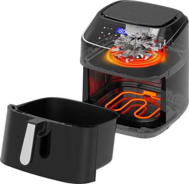 Emerio Smart Fryer airfryer AF-130285 (sort)