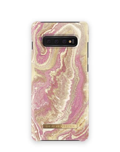 Fashion Case Galaxy S10+ Golden Blush Marble
