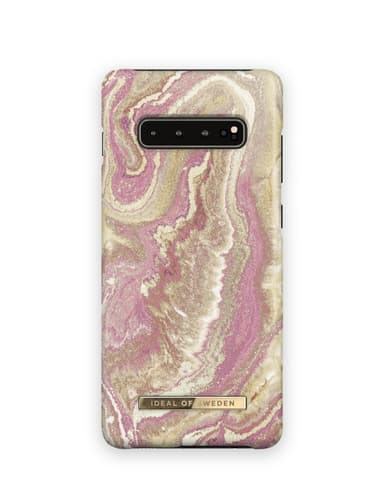 Fashion Case Galaxy S10+ Golden Blush Marble