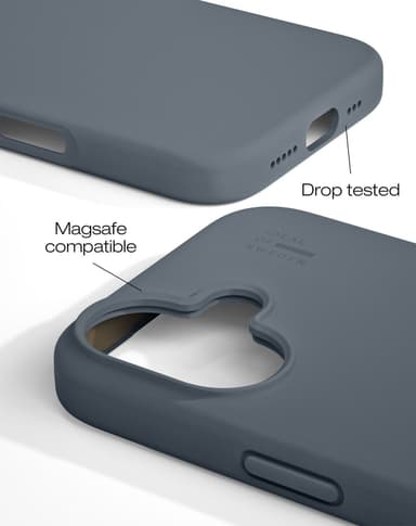 Silicone Case MagSafe iPhone 16 Midnight Blue