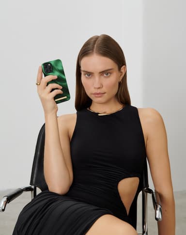 Fashion Case iPhone 12 MINI Emerald Satin