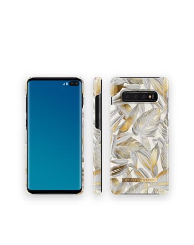 Fashion Case Galaxy S10+ Platinum Leaves