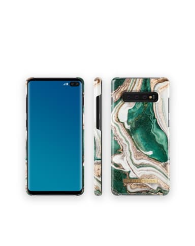 Fashion Case Galaxy S10+ Golden Jade Marble