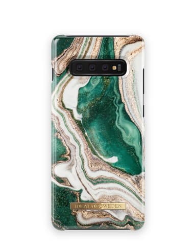 Fashion Case Galaxy S10+ Golden Jade Marble