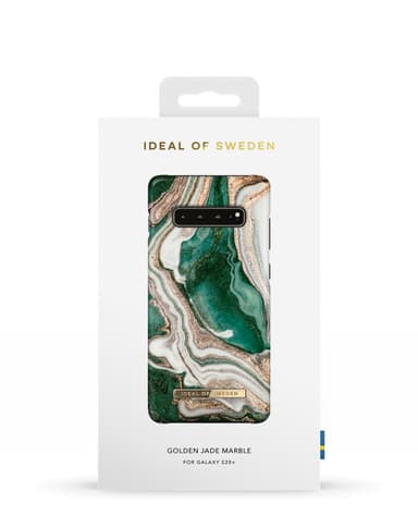 Fashion Case Galaxy S10+ Golden Jade Marble