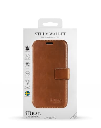 STHLM WALLET Galaxy S9 Brown