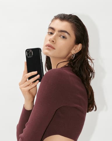 Atelier Case Galaxy S21 Ultra Glossy Black Silver