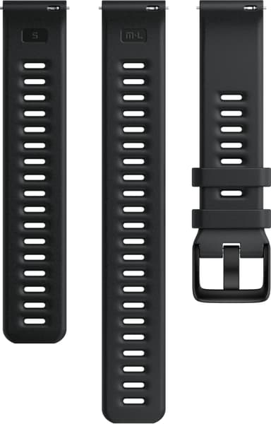Polar Payment klokkereim 20 mm S-L (sort)