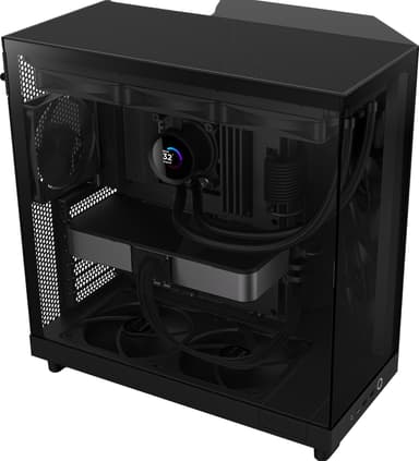 NZXT H6 Flow 2024 PC-kabinett (sort)