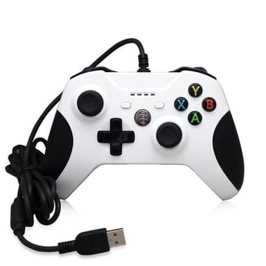 Trådad handkontroll till Xbox One/One S/One X, Vit