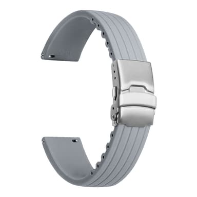 Erstatningsklokkerem for Blancpain X Swatch Grå