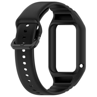Silikon integrert klokkerem for Xiaomi Mi Band 8 Pro Sort
