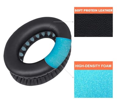 Øreputer for Bose QC35 I/II, QC25, QC15, QC 2 AE 2, AE 2i, AE 2w, SoundTrue, SoundLink Blå