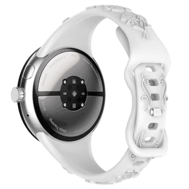 Silikonarmbånd for Google Pixel Watch 2 Hvit