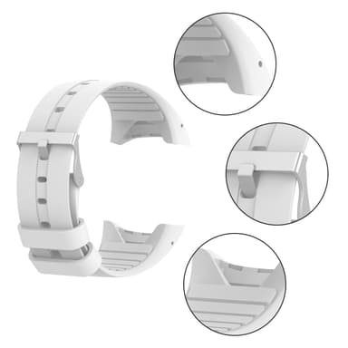 Klokke armbånd Hvit S