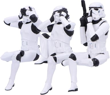 Nemesis Now Three Wise Sitting action figure (Stormtroopers)