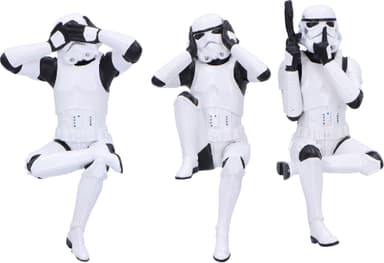 Nemesis Now Three Wise Sitting action figure (Stormtroopers)