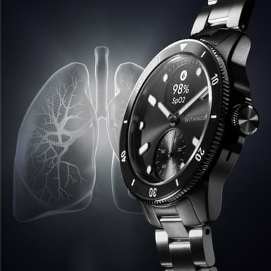 Withings ScanWatch Nova hybridklokke 42mm (sort)