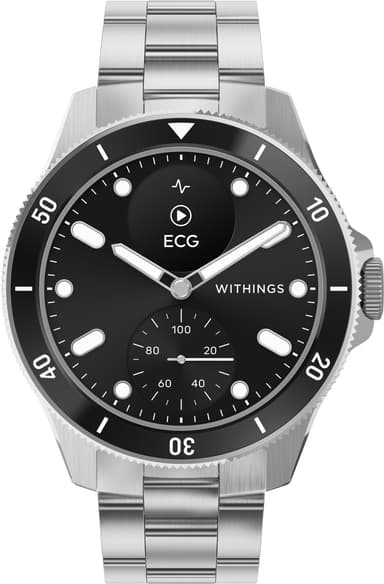 Withings ScanWatch Nova hybridklokke 42mm (sort)