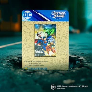Crafthub Justice League puslespill (Heroes)