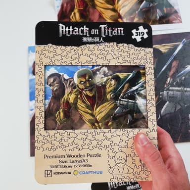 Crafthub Attack on Titan puslespill (The Armored Titan Fight)