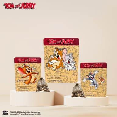 Crafthub Tom & Jerry puslespill (Cheerful)