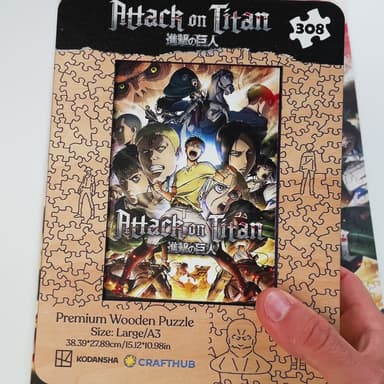 Crafthub Attack on Titan puslespill (Heroes of Paradis Island)