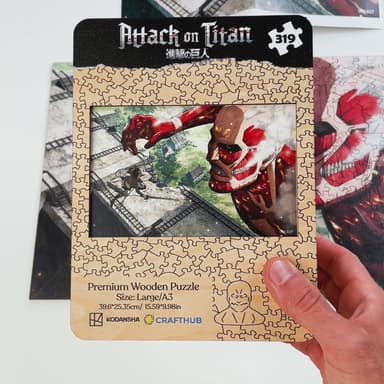 Crafthub Attack on Titan puslespill (Eren Colossal Titan)