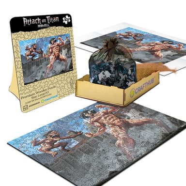 Crafthub Attack on Titan puslespill (Eren vs Armored Titan)