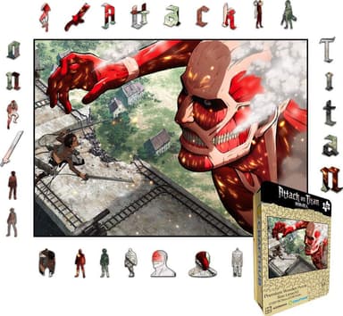 Crafthub Attack on Titan puslespill (Eren Colossal Titan)