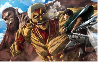 Crafthub Attack on Titan puslespill (The Armored Titan Fight)
