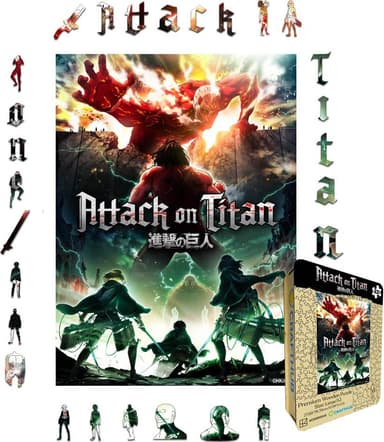 Crafthub Attack on Titan puslespill (Final Battle Assault on Trost)