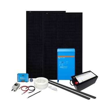 Kraftpakke 230 volt, 2000VA, 3800 Wt Litium heat