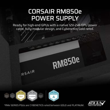 Corsair RM850e strømforsyning