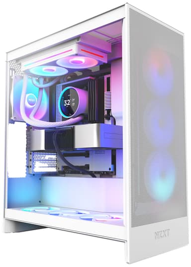 NZXT Kraken 240 Elite V2 RGB CPU vannkjøler (hvit)