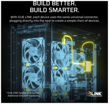 Corsair iCUE LINK TITAN 360mm RX LCD CPU-vannkjøler (hvit)