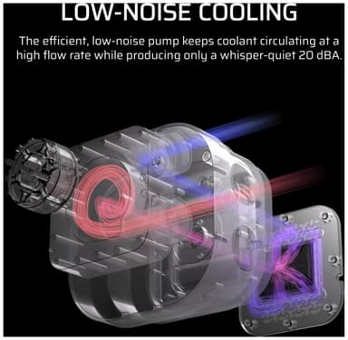Corsair Nautilus 360mm RS ARGB CPU-vannkjøler (hvit)