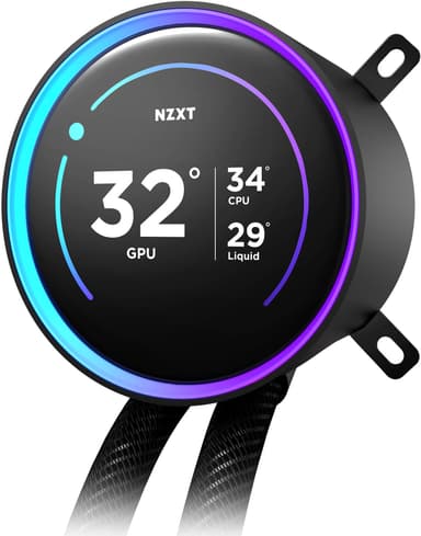 NZXT Kraken 360 Elite V2 RGB CPU vannkjøler (sort)