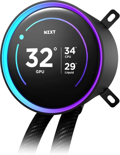 NZXT Kraken 280 Elite V2 RGB CPU vannkjøler (sort)