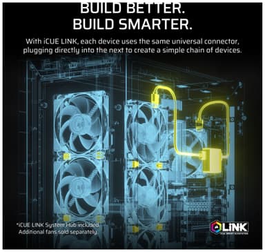 Corsair iCUE LINK TITAN 360mm RX RGB CPU vannkjøler (hvit)