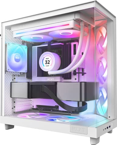 NZXT F280 RGB Core 280mm Unibody-vifte (hvit)